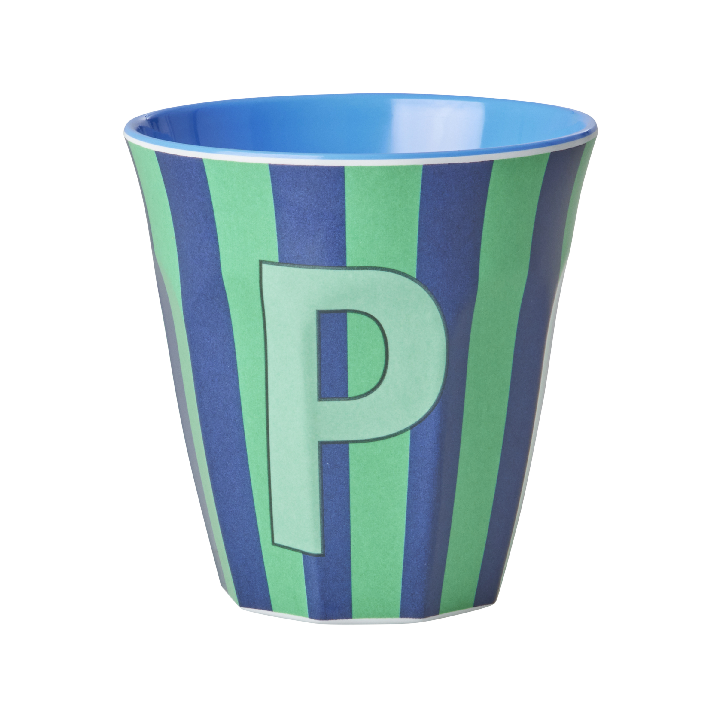 Melamine Alfabet kop, blå mix - 250 ml.